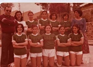 Foto histórica del Club Balonmano Cajasol Ángel Ximénez Puente Genil