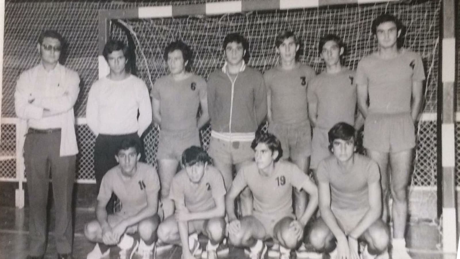 Foto histórica del Club Balonmano Cajasol Ángel Ximénez Puente Genil