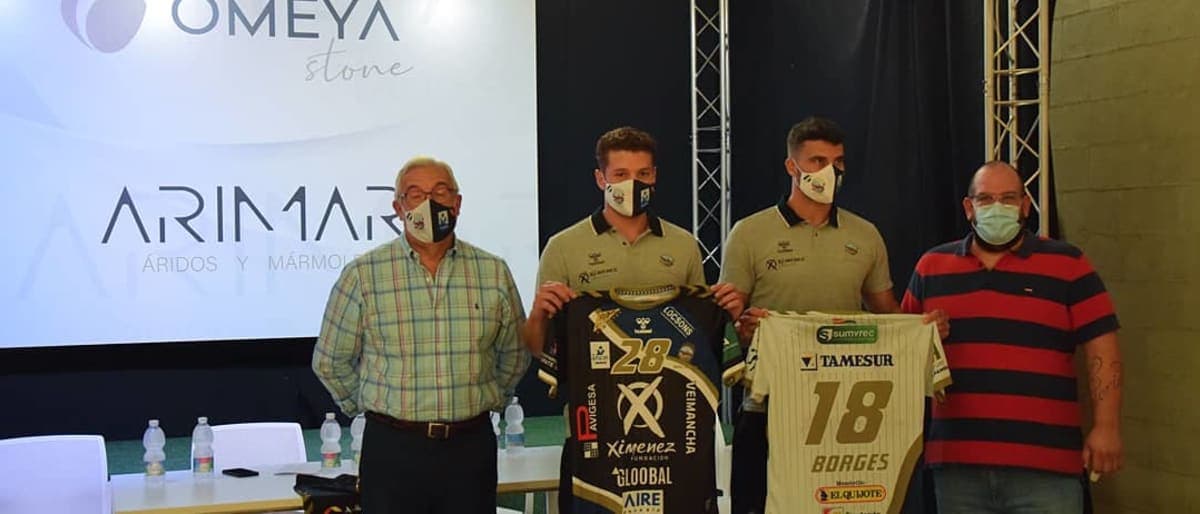 EQUIPO ASOBAL: Arimar Stone acoge la presentación de los fichajes Chen Pomeranz y Felipe Borges