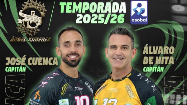 COMUNICADO OFICIAL: José Cuenca y Álvaro De Hita continuarán capitaneando el equipo ASOBAL