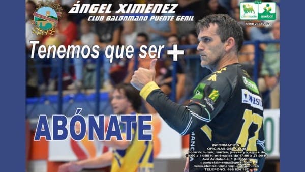 CLUB: «TENEMOS QUE SER +»: CAMPAÑA DE ABONOS LIGA PLENITUDE ASOBAL 2023-2024