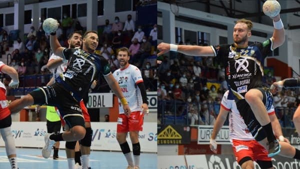 LIGA SACYR ASOBAL: El central Joao Da Silva y el lateral Mihajlo Mitic cumplen números redondos en ASOBAL