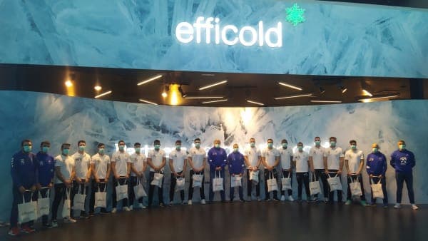 CLUB: El equipo ASOBAL visita las instalaciones de la empresa patrocinadora Efficold
