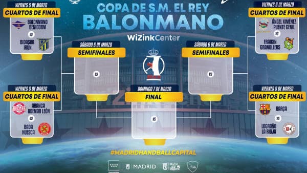 COPA DEL REY: Ángel Ximénez se enfrentará a Fraikin BM Granollers en los cuartos de final de Copa