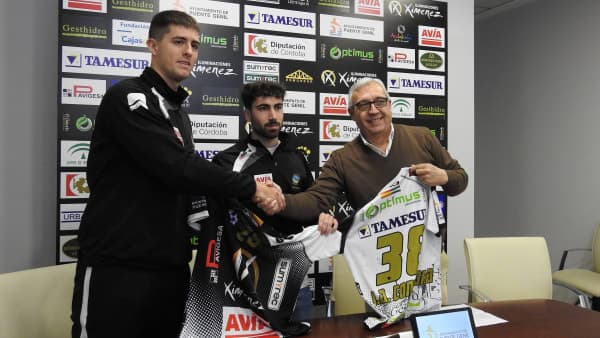 Pablo Martín y José Antonio Consuegra ya han sido presentados oficialmente como jugadores del equipo Asobal