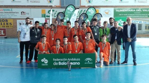Antonio Cabello y Ángel Domínguez, subcampeones de Andalucía con la Selección Cordobesa Infantil