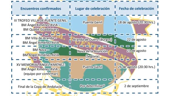 CALENDARIO DE PRETEMPORADA 2017/18