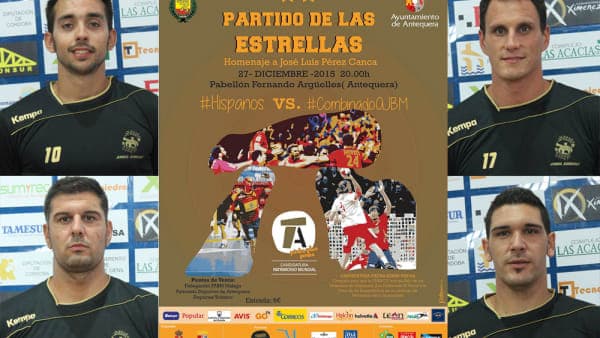 JUGADORES DEL ÁNGEL XIMÉNEZ EN EL PARTIDO DE LA ESTRELLAS