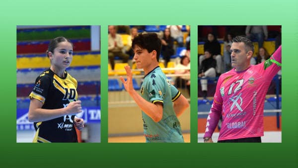 El balonmano cordobés reconoce las temporadas de Sandra Andrés, Fran Jodral y Álvaro De Hita