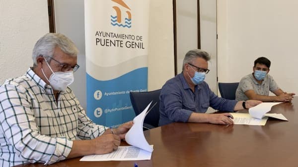CLUB: Ángel Ximénez renueva su convenio de colaboración con el Ayuntamiento de Puente Genil